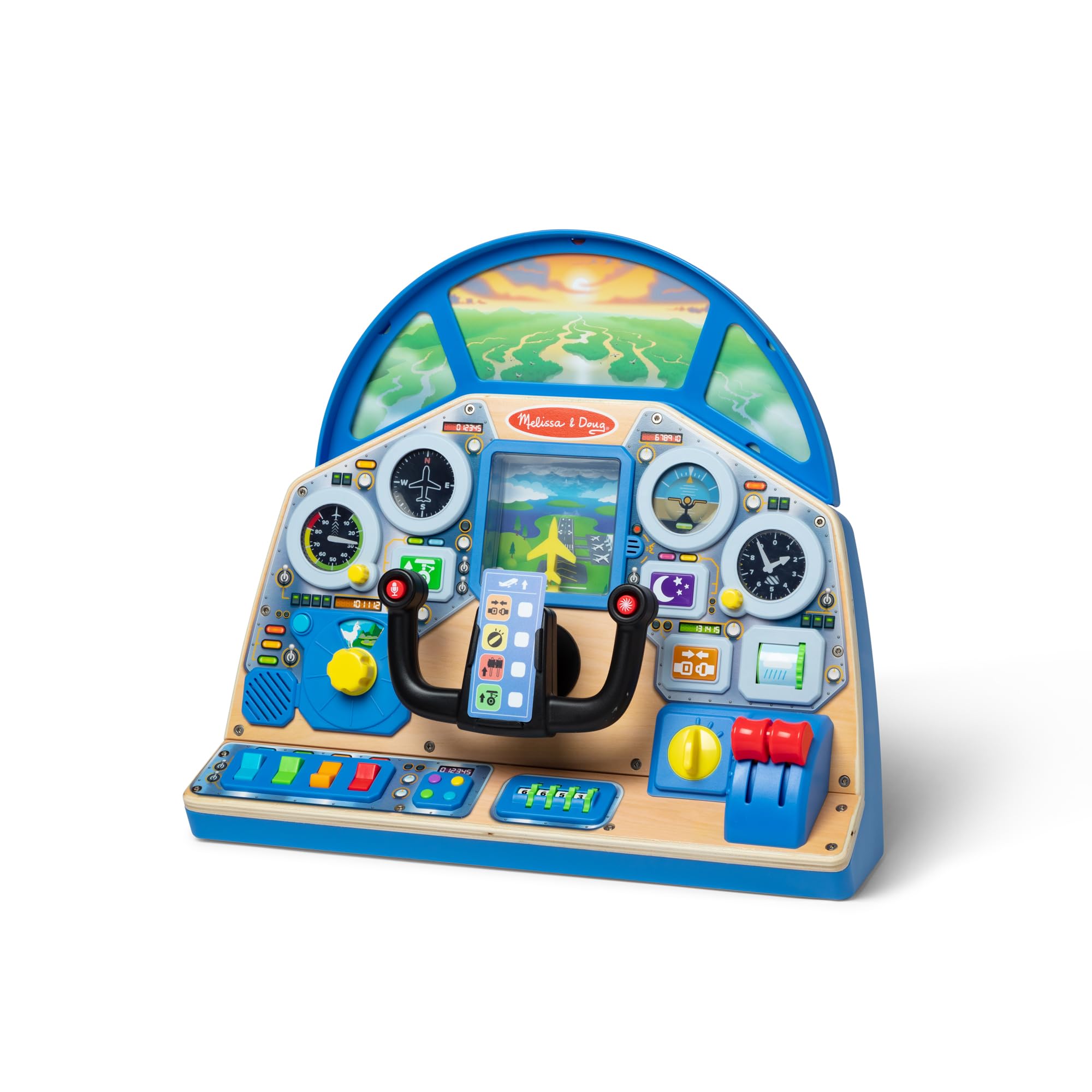 Melissa Doug Pilot Dashboard Wooden Toy $34.45 Free Shipping
