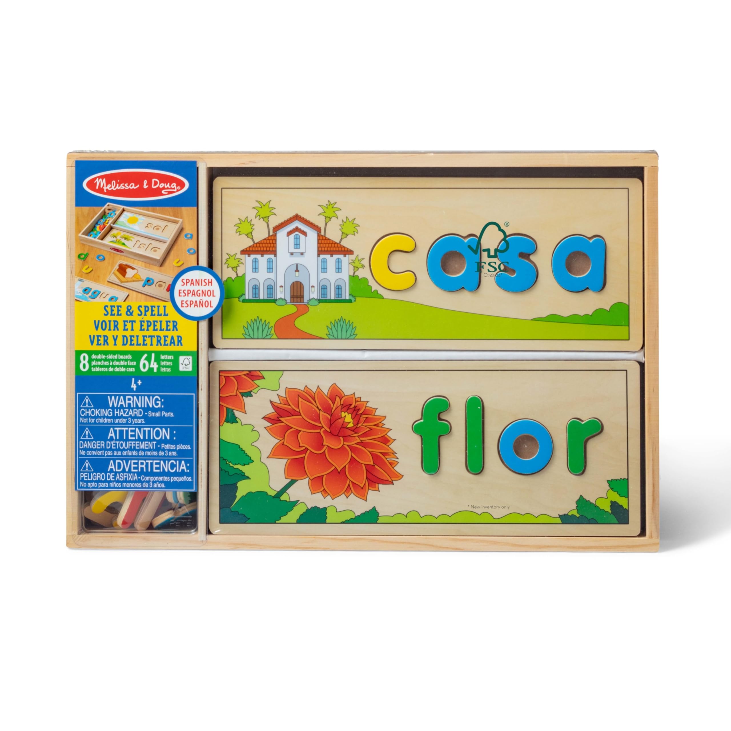 Melissa Doug Spanish See Spell Educational Language Learning Toy $6.61 Free Shipping w/ Prime or on $35