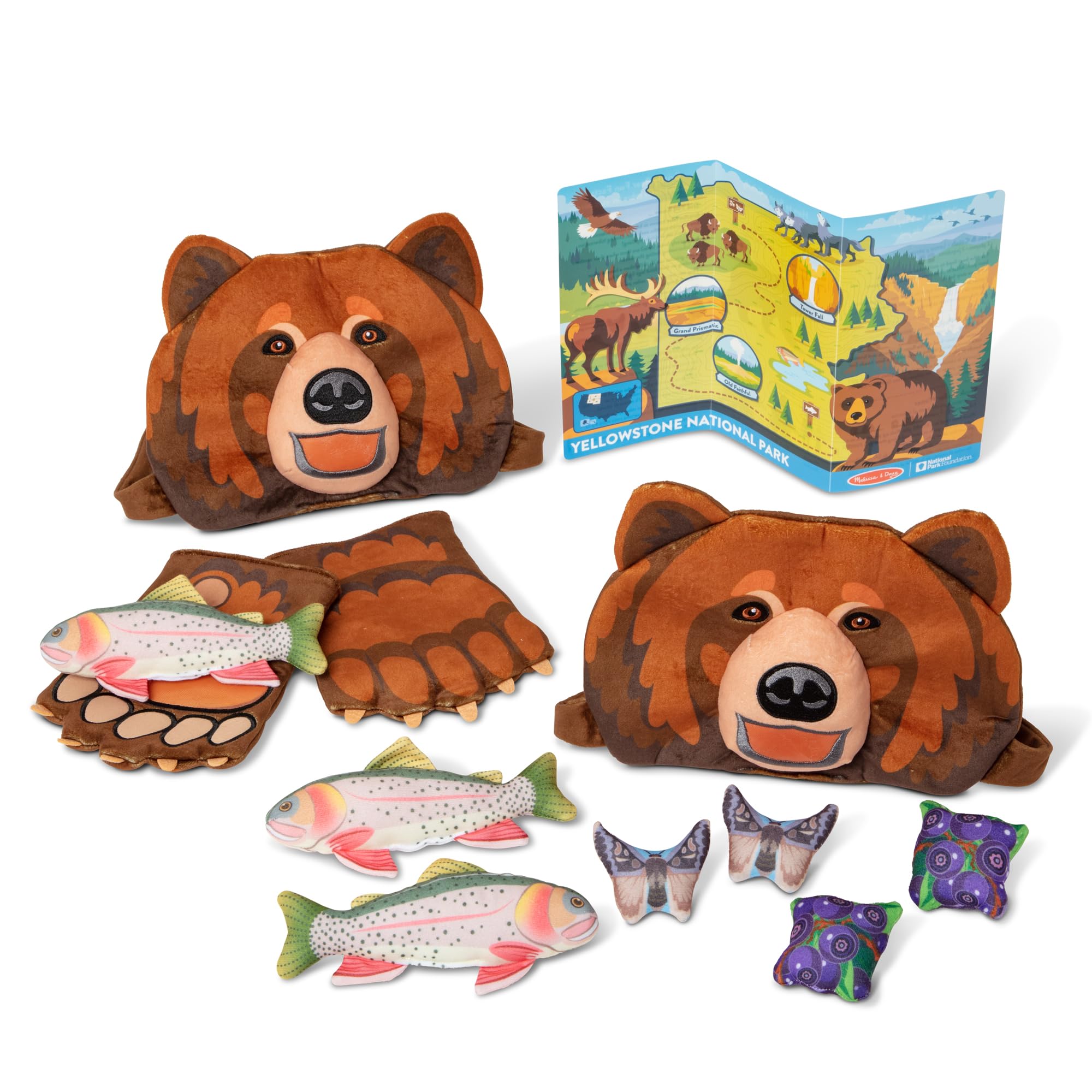 Melissa Doug Yellowstone National Park Grizzly Bear Games Plushies $10 Free Shipping w/ Prime or on $35