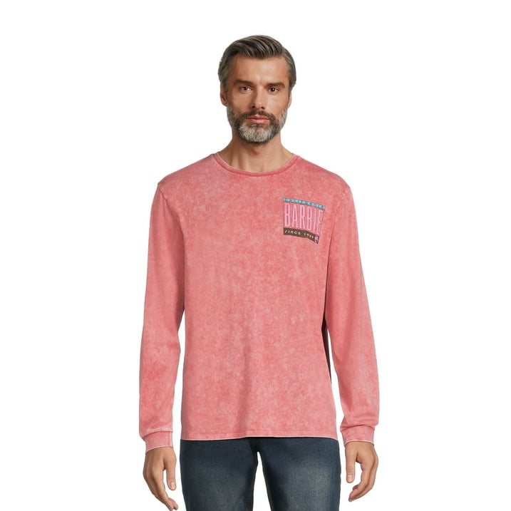 Mens Barbie Long Sleeve Graphic T-Shirt $3.95 More