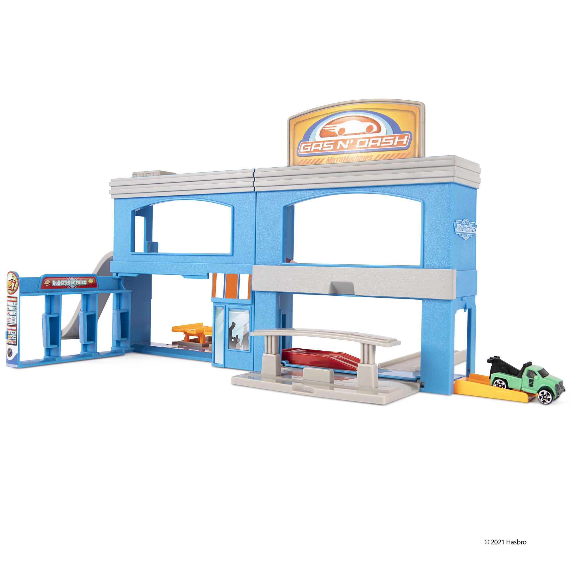 Micro Machines Gas N Dash Expanding Playset w/ Micro Machines Vehicle $6.25 Free S H w/ Walmart or $35