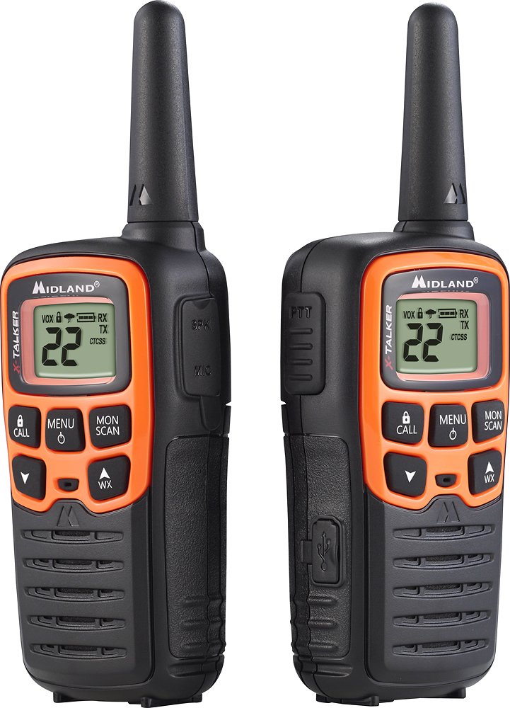 Midland - X-TALKER 28-Mile, 22-Channel FRS 2-Way Radios Pair $29.99