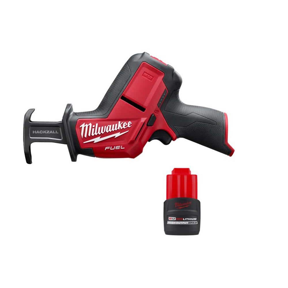 Milwaukee M12 FUEL 12V Brushless Hackzall Reciprocating Saw Kit 2.5Ah Battery $129 Free Shipping