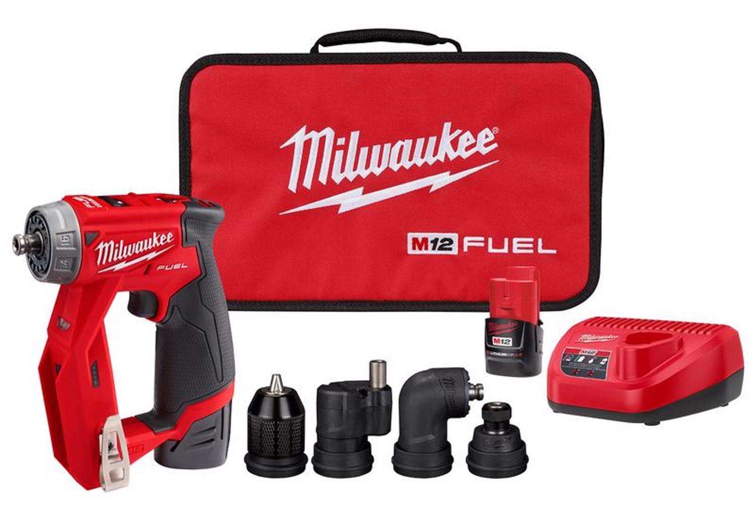 Milwaukee M12 FUEL 4-in-1 Installation 3/8 in. Drill Driver Kit w/ M12 Rover Service Light $150.69