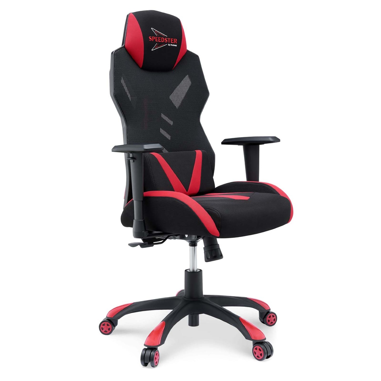 Modway Speedster Ergonomic Mesh Gaming Computer Desk Chair Black Red $82 Free Shipping