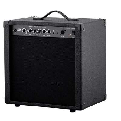 Monoprice 40-watt 1x10 Bass Combo Amplifier, Built-in Compressor And Direct Injection Xlr Output - Stage Right Series Ta