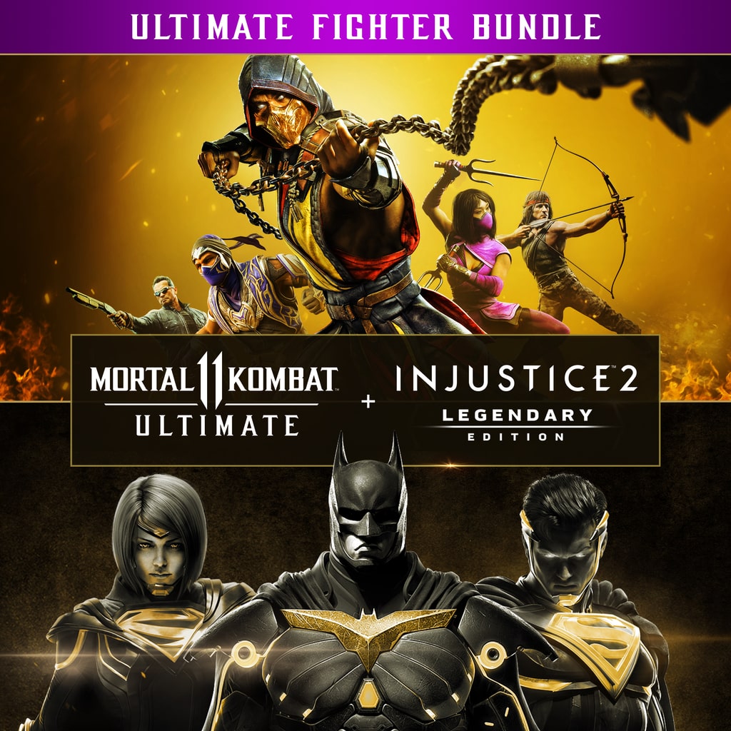 Mortal Kombat 11 Ultimate Injustice 2 Legendary Edition Bundle PS4/PS5 Digital Download $10