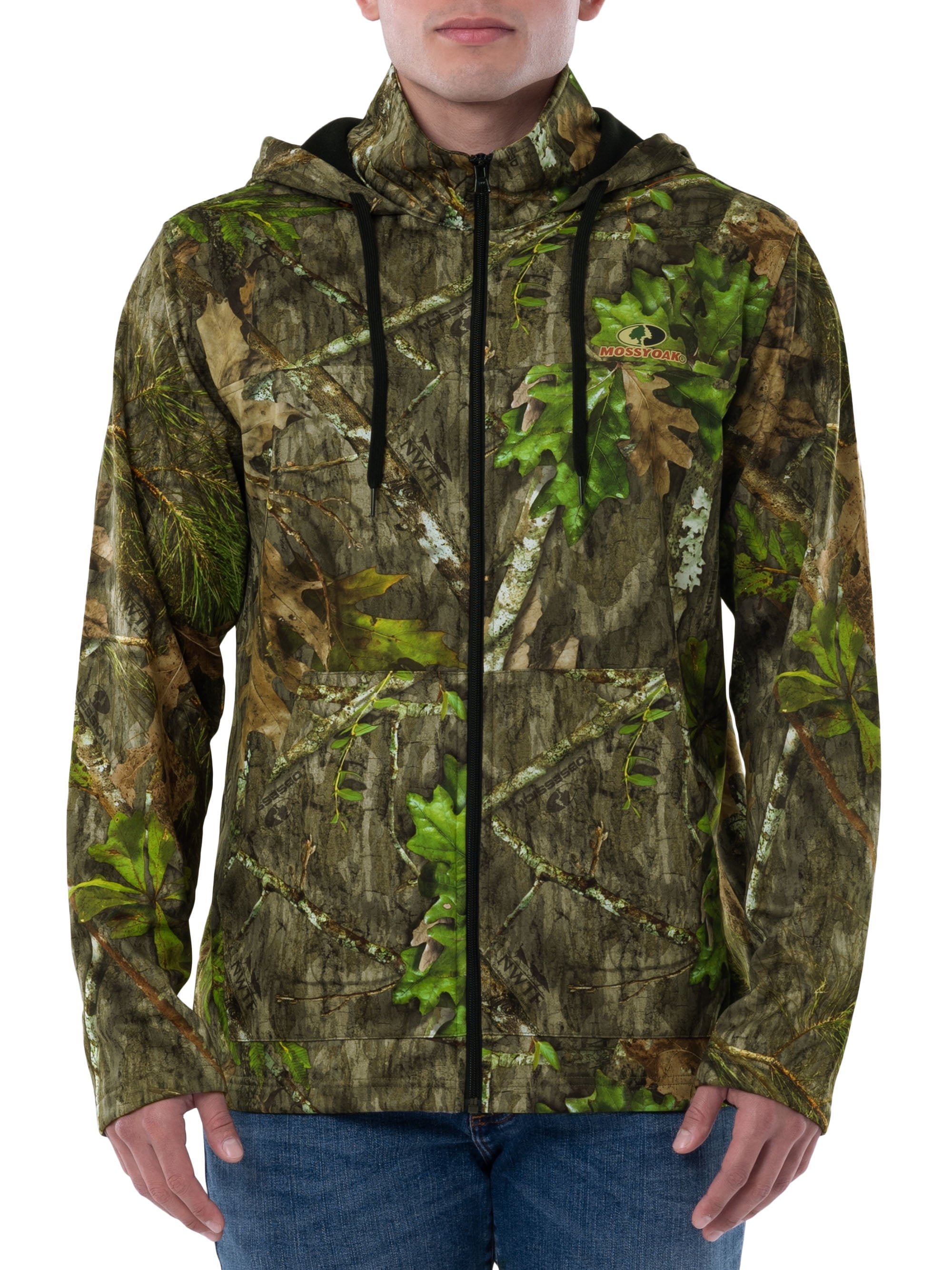 Mossy Oak Mens Full-zip Camo Hoodie $11.72 Sizes XL-3XL Free S H w/ Walmart or $35