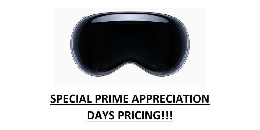 NEW Apple Vision Pro - 256GB - $3,299.00 - Free shipping for Prime members - $3299.00
