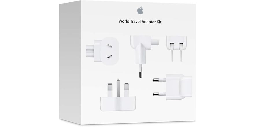 NEW Apple World Travel Power Adapter Kit - $11.99 - Free shipping for Prime members