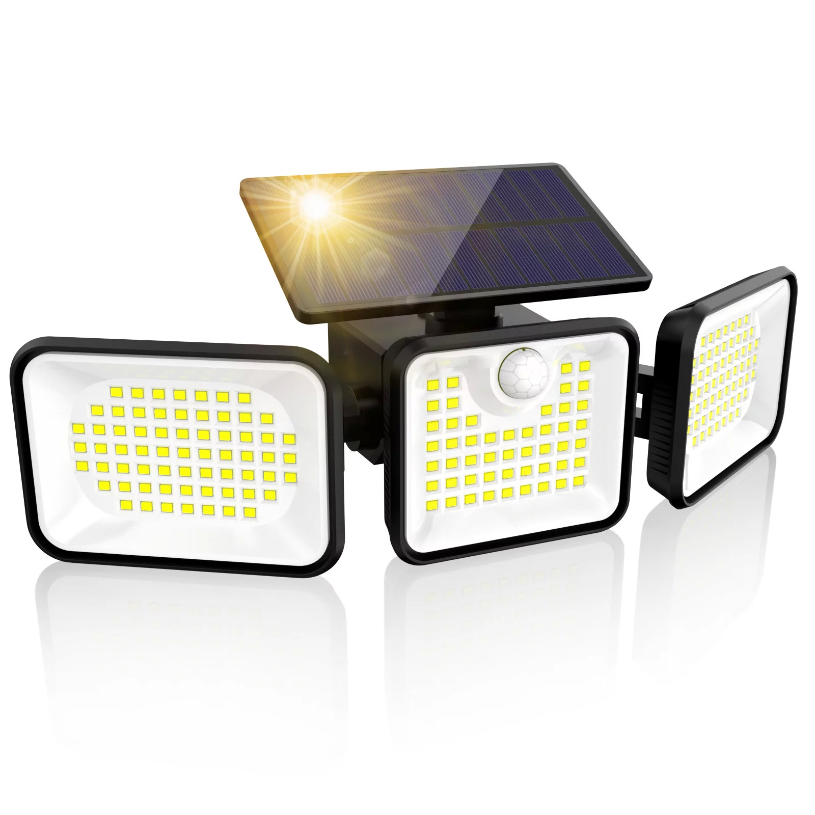 NEXPURE 180 LED Solar Outdoor Motion Sensor Flood Light $10 Free Shipping on $35