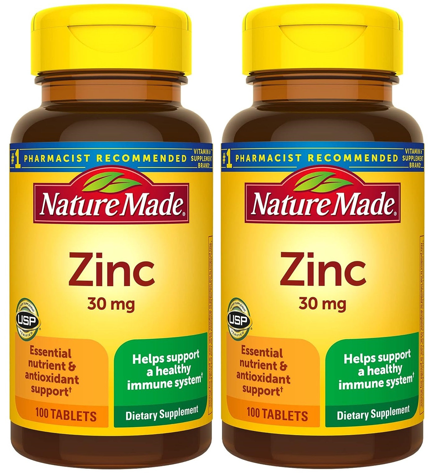 Nature Made Buy 1 Get 1 Free 100-Count Zinc 30mg Tablets 2 for $2.75, 90-Count Multi For Him 50 Tablets 2 for $7.70 w/ S