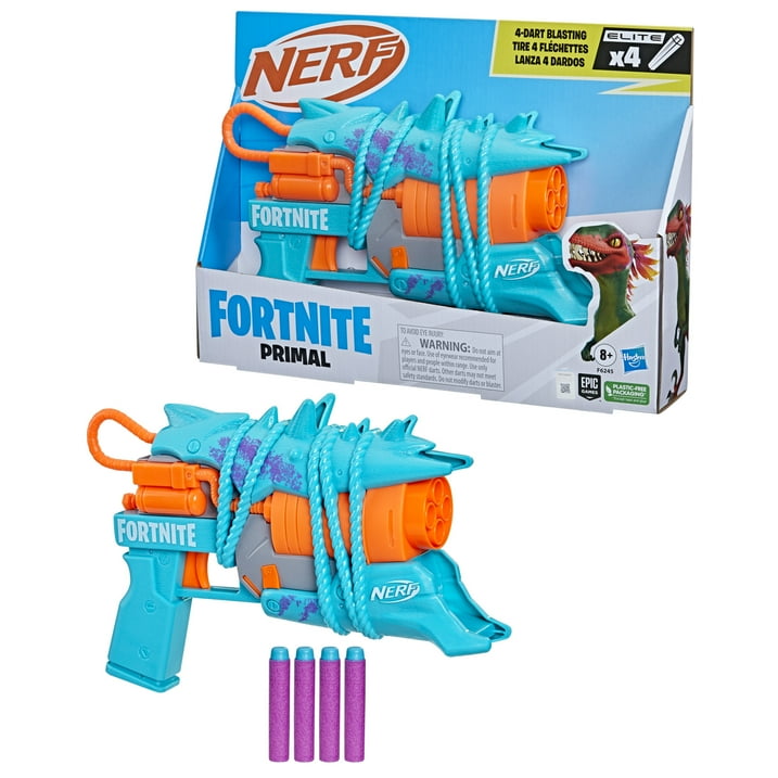Nerf Fortnite Primal Kids Toy Blaster w/ 4 Darts $5.03 Free Shipping w/ Walmart or on $35