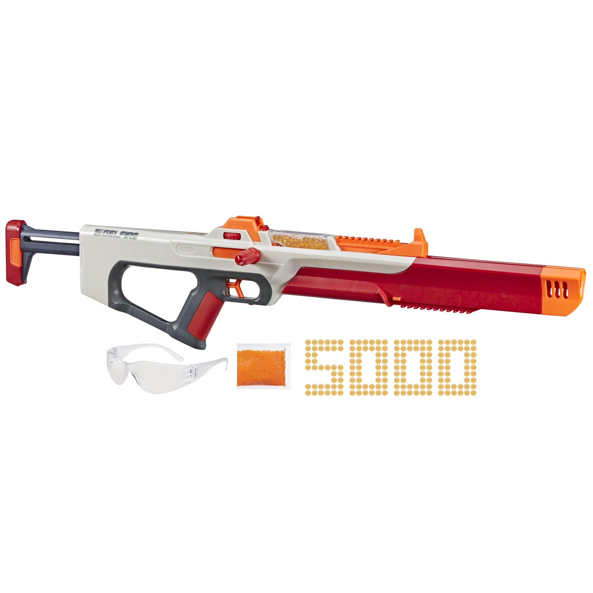 Nerf Pro Gelfire Ghost Bolt Action Blaster w/ 5000 Gel Rounds, 100 Round Integrated Hopper Eyewear $16 Free Shipping w/ 