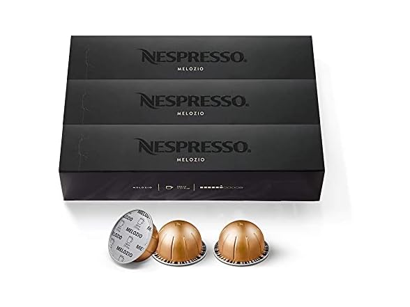 Nespresso Capsules VertuoLine, Melozio, Medium Roast Coffee Pods $33