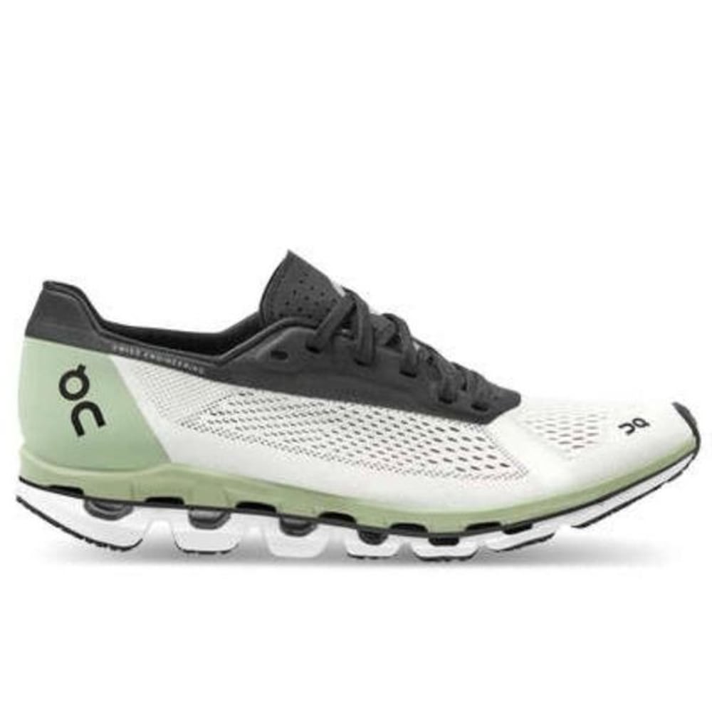On Running Womens Cloudstratus Shoes White/Almond $107 Free Shipping w/ Prime