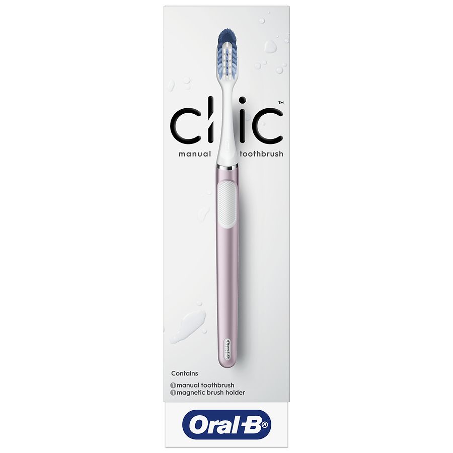 Oral-B Clic Manual Toothbrush Rose color Mount for $3.99 no shipping Walgreens YMMV