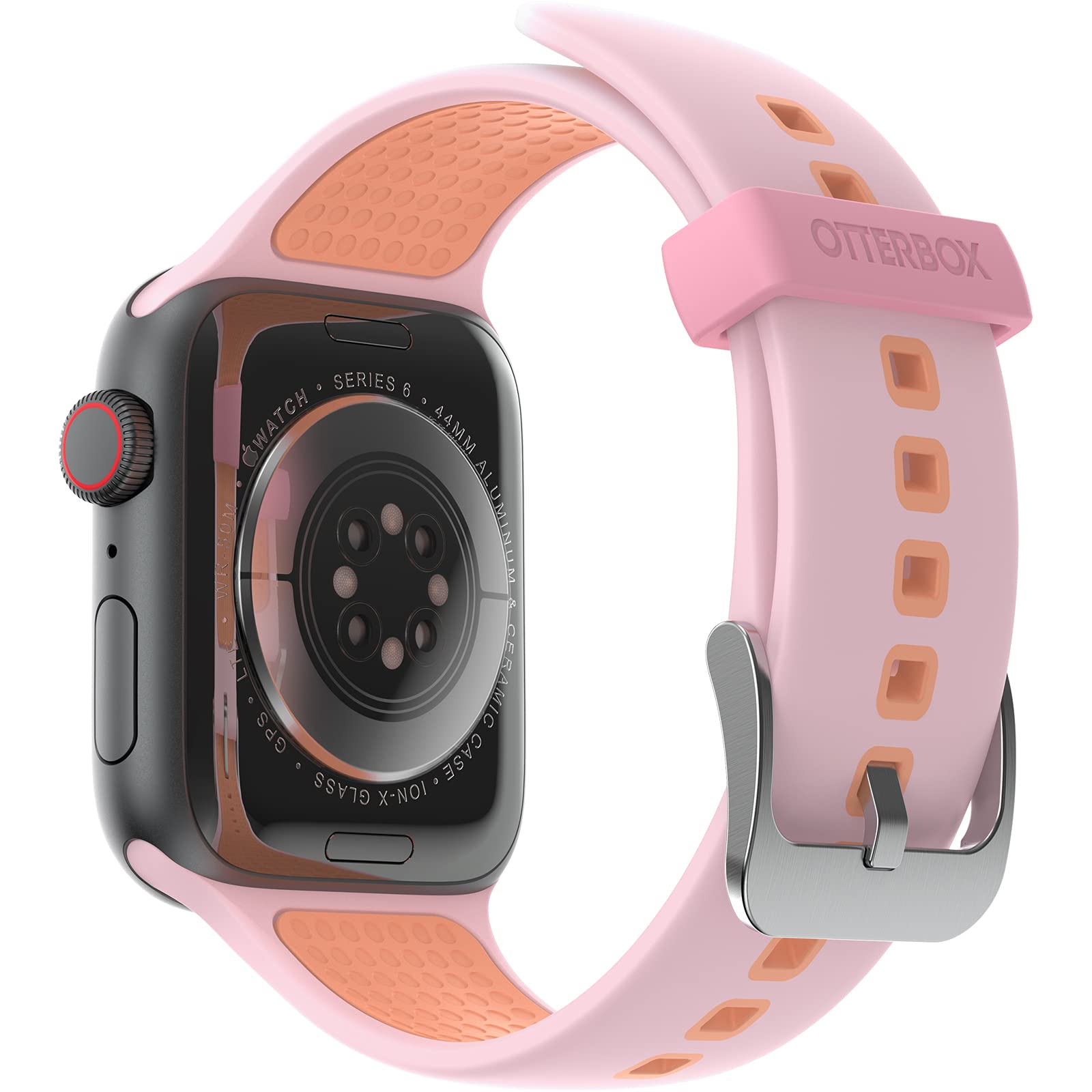 OtterBox All Day Band for Apple Watch 42mm/44mm/45mm - Pinky Promise Light Pink/Light Orange FS w/ Prime $9.99