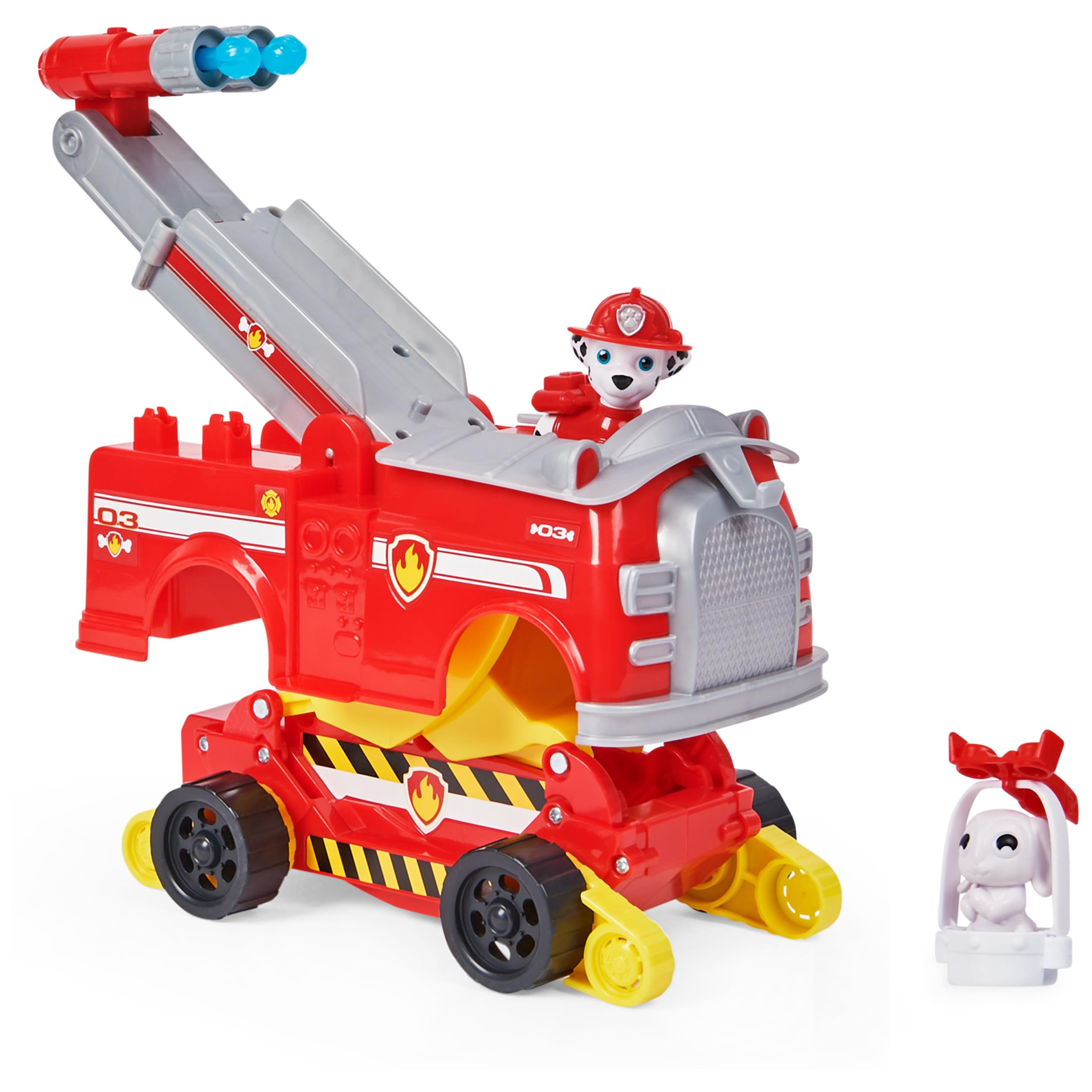Paw Patrol Marshall Rise Rescue Transforming Toy Car w/ Action Figures Accessories $15 Free Shipping w/ Prime or on $35