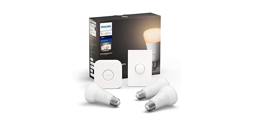 Philips Hue Smart LED 5-Piece Starter Kit - $67.99 - Free shipping for Prime members - $67.99