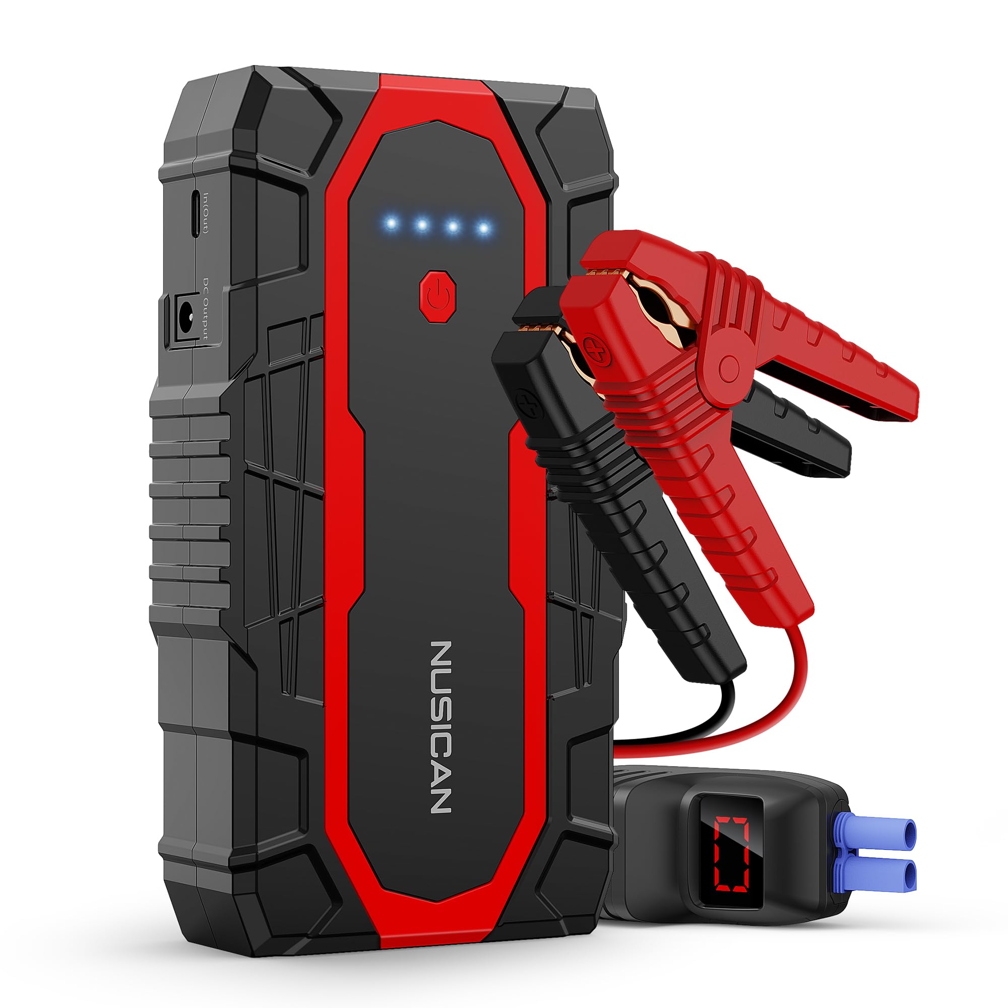 Prime NUSICAN Car Battery Jump Starter, 1500A Lithium Up to 7L Gas 5.5L Diesel Engine for $29.63 FS