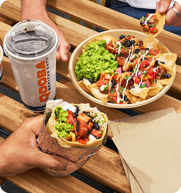 Qdoba Mexican Grill Buy entree drink, get one free entree 4/4 for rewards members