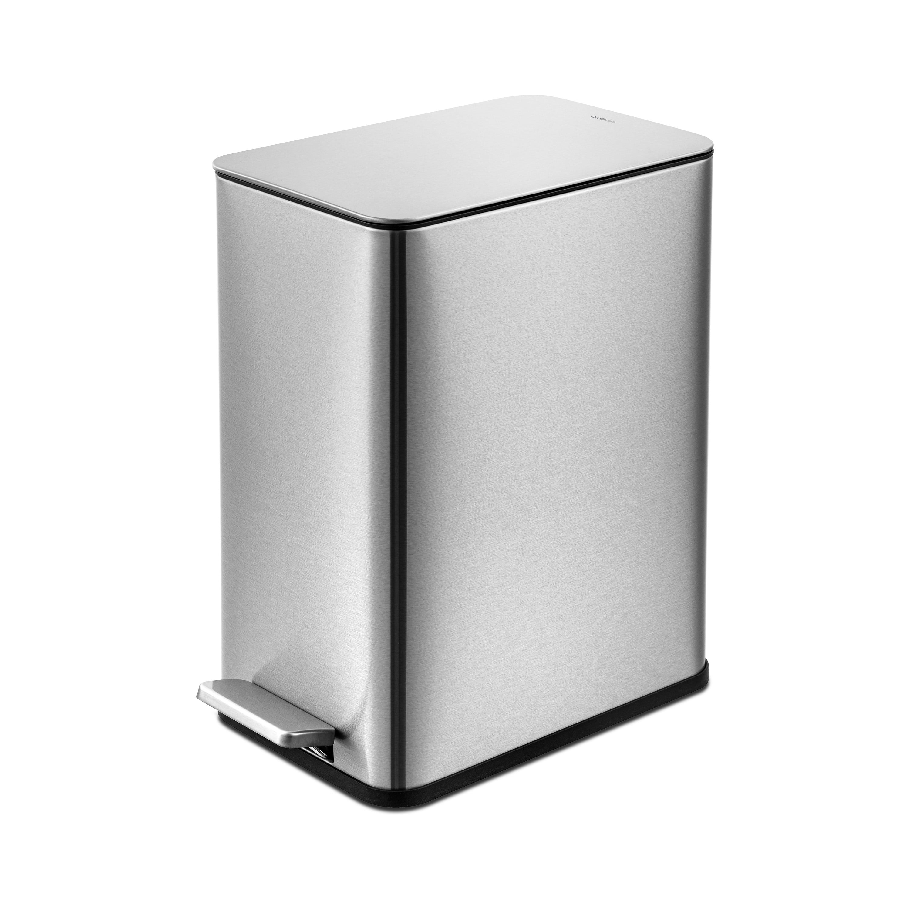 Qualiazero 2.6 GAL Stainless Steel Step On Bathroom Trash Can Silver $11.66 or Mint $9.99 Free S H w/ Walmart or $35