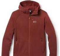 REI Co-op Mens Hyperaxis Fleece Jacket 2.0 Red Tannin or Solar Red $58.85 Free Store Pickup