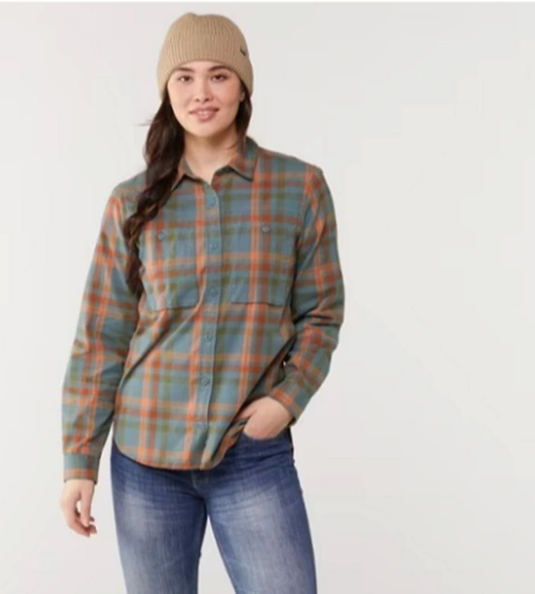 REI Co-op Womens Wallace Lake Flannel Shirt 2 Colors $17.83 Free Store Pickup at REI or FS on $60
