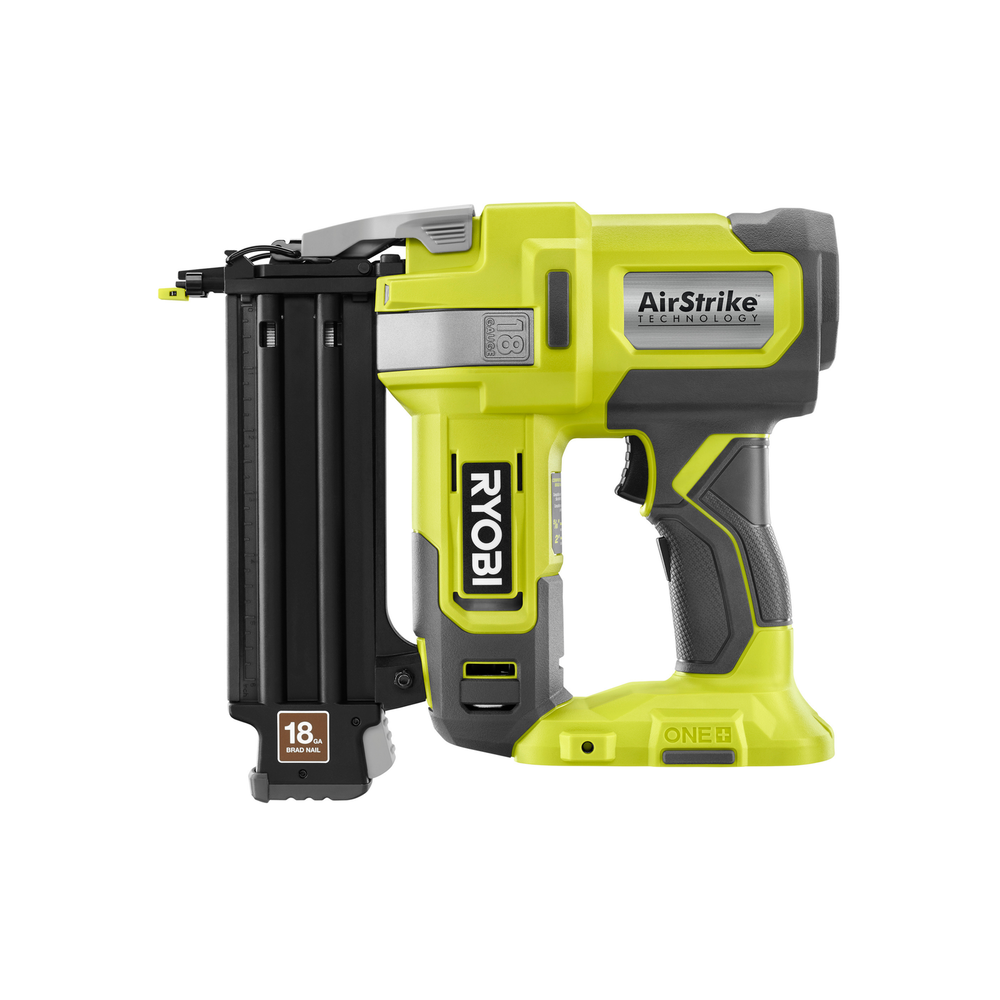RYOBI ONE 18V 18-Gauge Cordless AirStrike Brad Nailer Tool Only eBay $56