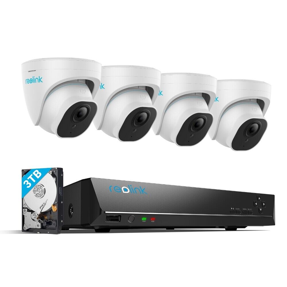 Refurb Reolink 8MP UHD H.265 PoE 8-Dome Camera Security System w/ 3TB HDD $533.33 Free Shipping