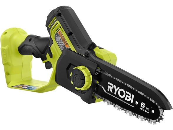 Ryobi ONE 18V 6 Battery Compact Pruning Mini Chainsaw - TOOL ONLY $74.99