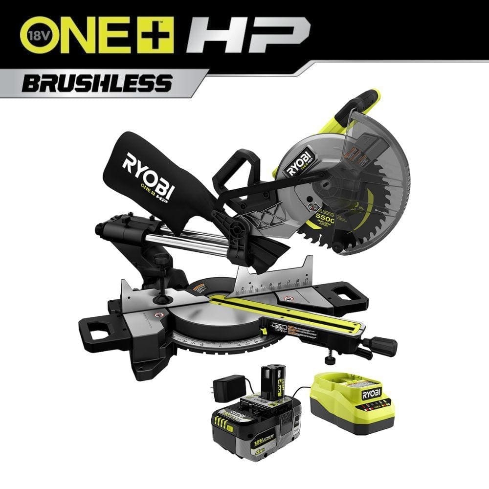 Ryobi One Sliding Compound Miter Saw $219 YMMV - Home Depot
