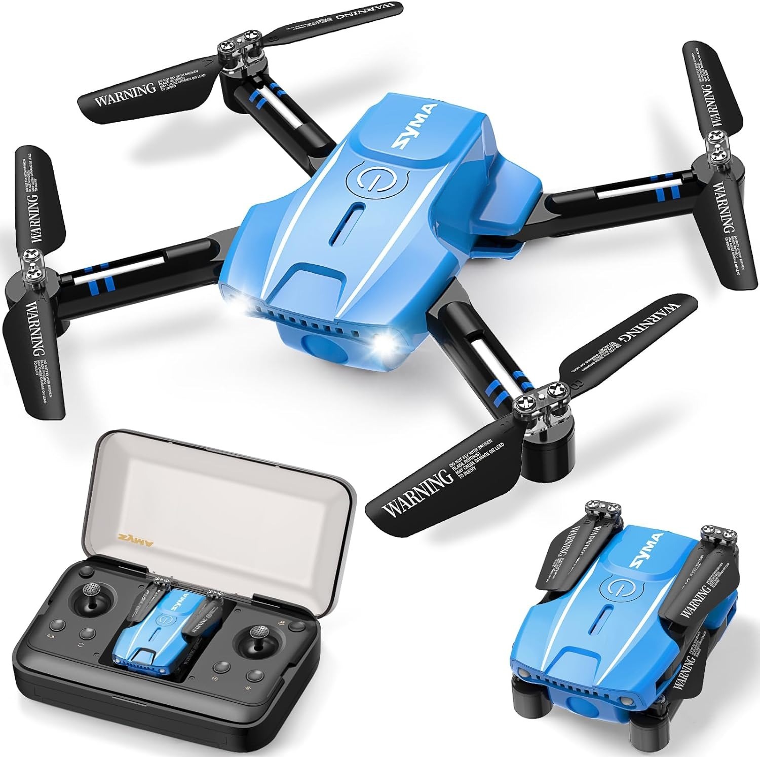 SYMA X200 Portable Mini RC Drone Toy Blue $13.79 Free Shipping w/Prime or $35