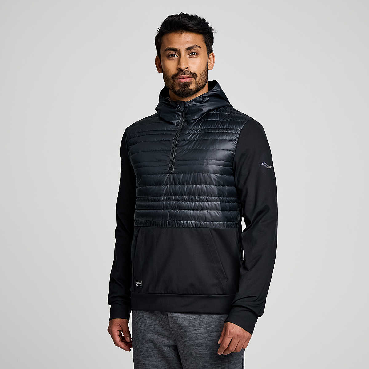 Saucony Mens Solstice Oysterpuff Hoodie Black or Coffee $51.85 at REI w/ Free Store Pickup