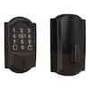 Schlage Encode Plus Camelot Aged Bronze Wifi Bluetooth Single Cylinder Electronic Deadbolt Lighted Keypad Touchscreen Sm