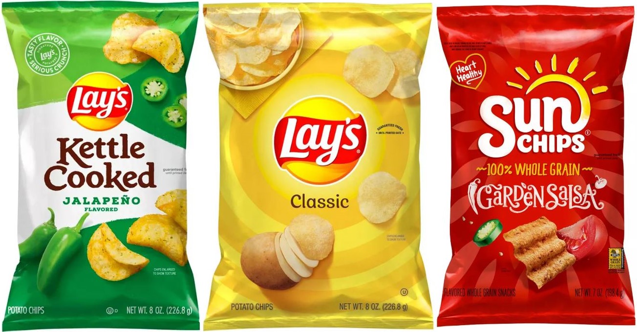 Select 7.75 to 8-Oz Lays Potato Chips or 7-Oz Sun Chips 3 for $6 Free Store Pickup