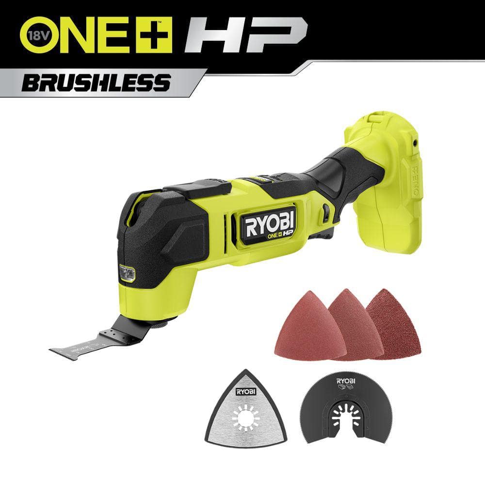 Select Home Depot stores RYOBI ONE HP 18V Brushless Cordless Oscillating Multi-Tool Tool Only PBLMT51B - $91.00