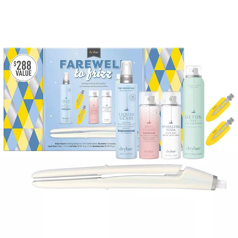 Sephora Drybar Reserve Vibrating Flat Iron Detox Dry Shampoo Hair Set $133 Free Shipping