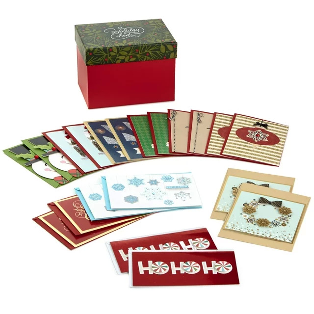 Set of 20 Hallmark Boxed Handmade Christmas Greeting Cards Assortment $5.34 Free S H w/ Walmart or $35