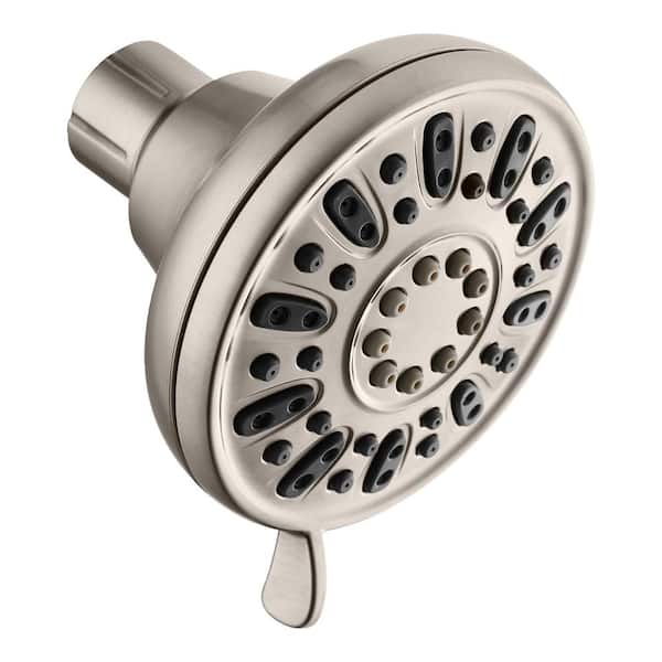 Showerheads/faucets Home Depot, 4 spray showerhead, $5.99, Glacier Bay single spray handheld shower, $10, 7 spray handhe