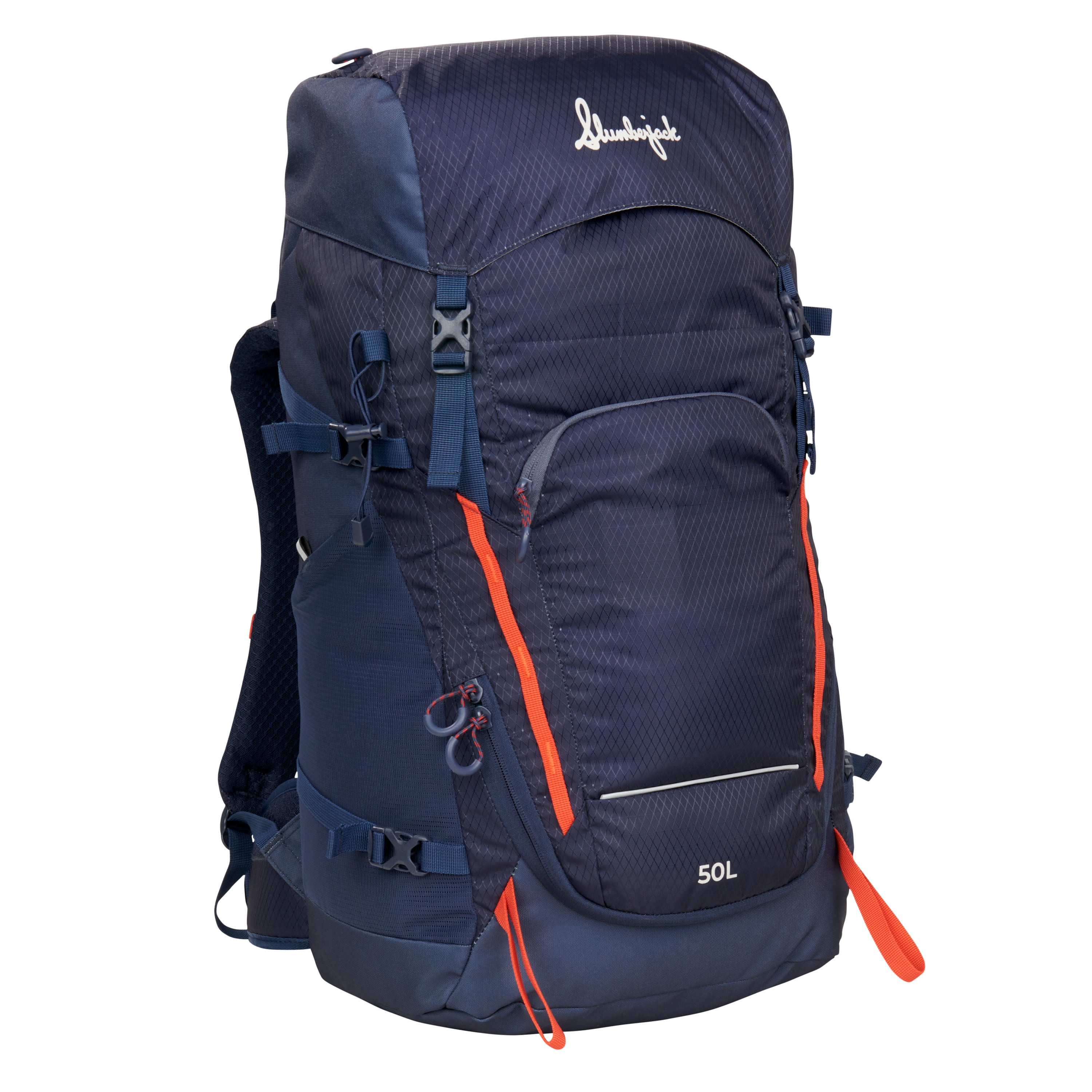 Slumberjack Backpacking Packs 50-Liter Trail Ridge Navy $27.23 or 65-Liter Dallas Divide Green $41.50 Free S H w/ Walmar