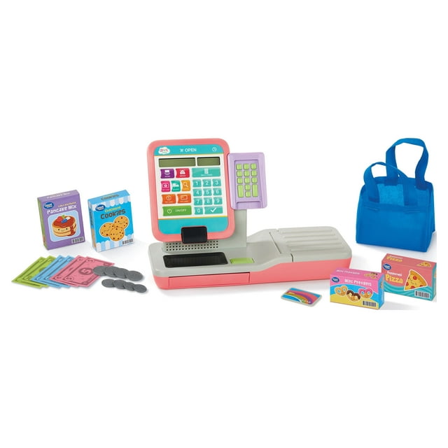 Spark Create Imagine Toys 21-Piece Check Out Station Play Set $11.50, 5-Piece Shape Sorter Pet House w/ 6 Activities $5.