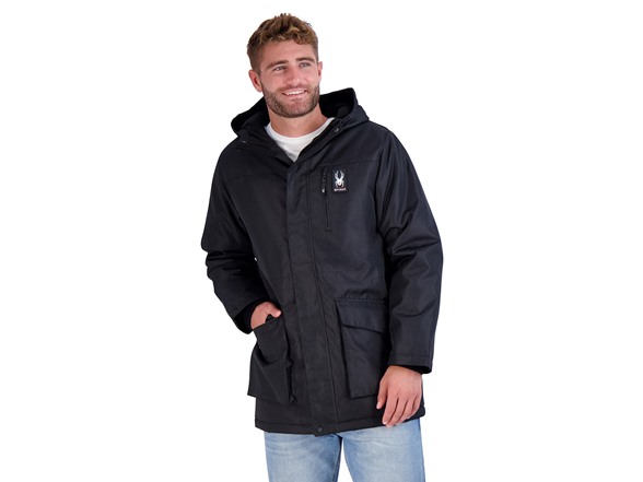 Spyder Mens Parka Black, Polar, S-L $46, Mens Sherpa Militant Jacket $33, Boys Nexus Puffer Jacket $30 Free Shipping w/ 
