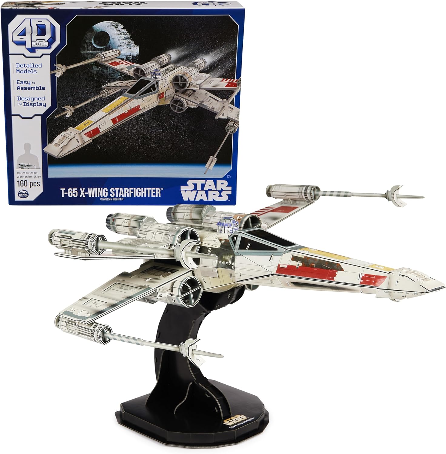 Star Wars 3D Model Kit 160-Piece T-65 X-Wing Starfighter $10.30, 83-Piece Darth Vader $9, 201-Piece R2-D2 $10 Free Shipp
