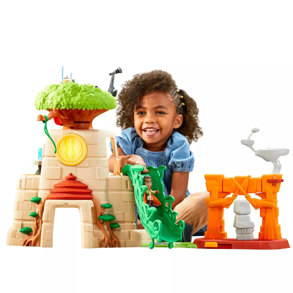 Star Wars Young Jedi Adventures Tenoo Jedi Temple Playset w/ 2 Figures 5 Accessories $20.49 Free Store Pickup at Target 