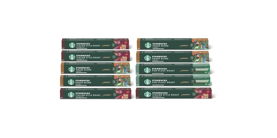 Starbucks by Nespresso Espresso, 100 Count $55.99