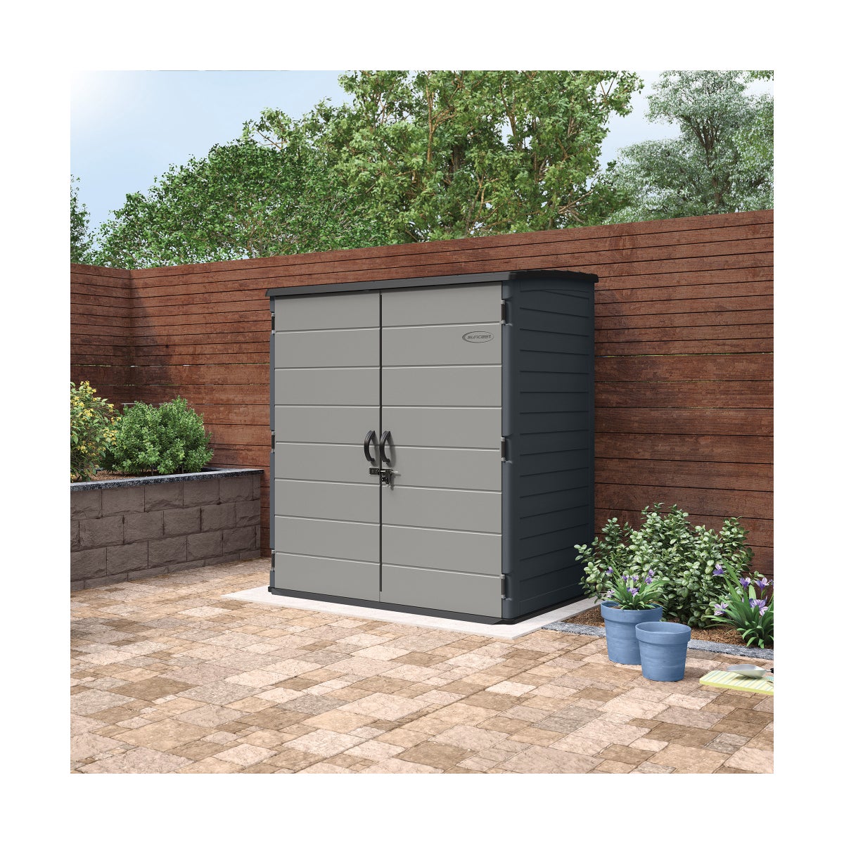 Suncast 6 x 4 Vertical Shed - $399