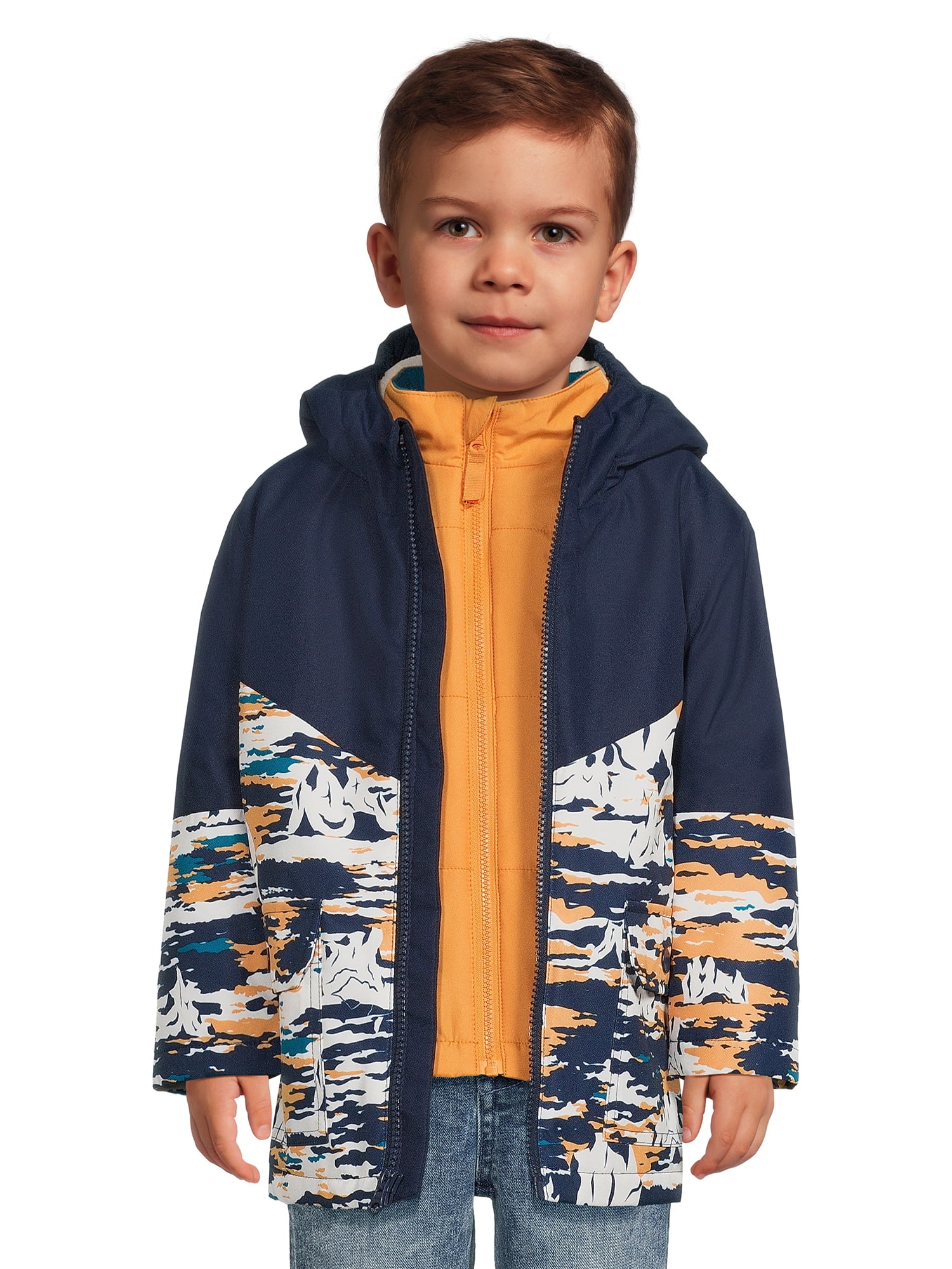 Swiss Tech Toddler Boys or Girls 4-in-1 Heavyweight Systems Jacket w/ Hood Various, Size 2T $7.85 More Free S H w/ Walma