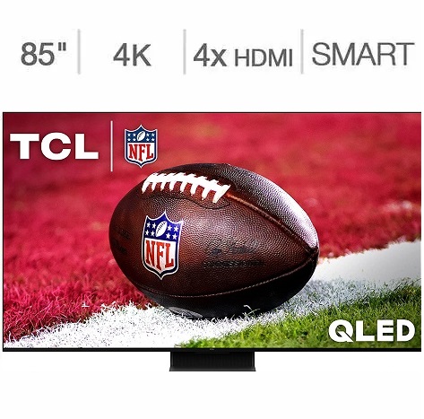 TCL 85 QM8 Series 4K QLED Mini-LED Smart TV Best Buy $1699.99